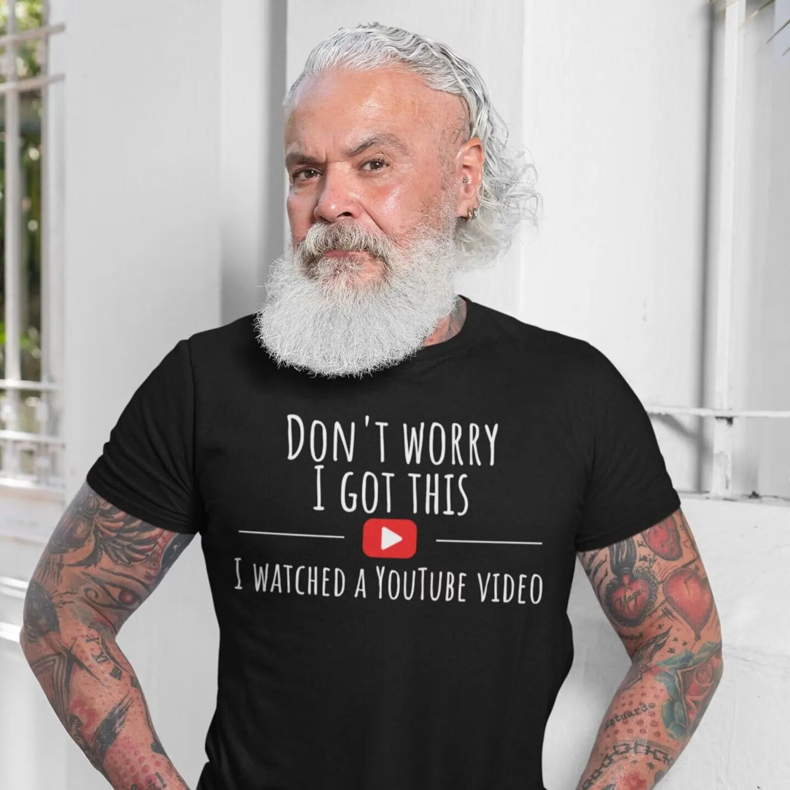 The Original Funny T-Shirt, Don't Worry I Got This I Watched A YouTube Video, Gift For Men, Gift For Dad, Grilling Gift, Personalized Option, Shortsleeve, Casual