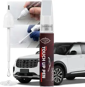 Oxford White (Z) Touch Up Paint Pen Compatible with Ford Exact Color Match,in Brush & Pen,Car Paint Scratch Repair Kit for F/Explorer/Escape/Ranger/Edge/Mustang/Transit