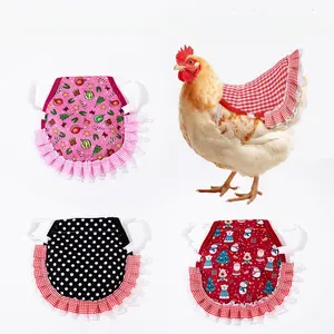 Pet Chicken Saddle Vest - Anti-Pecking Feather Protection Pad, Universal Poultry Protective Outfit for Chickens, Ducks