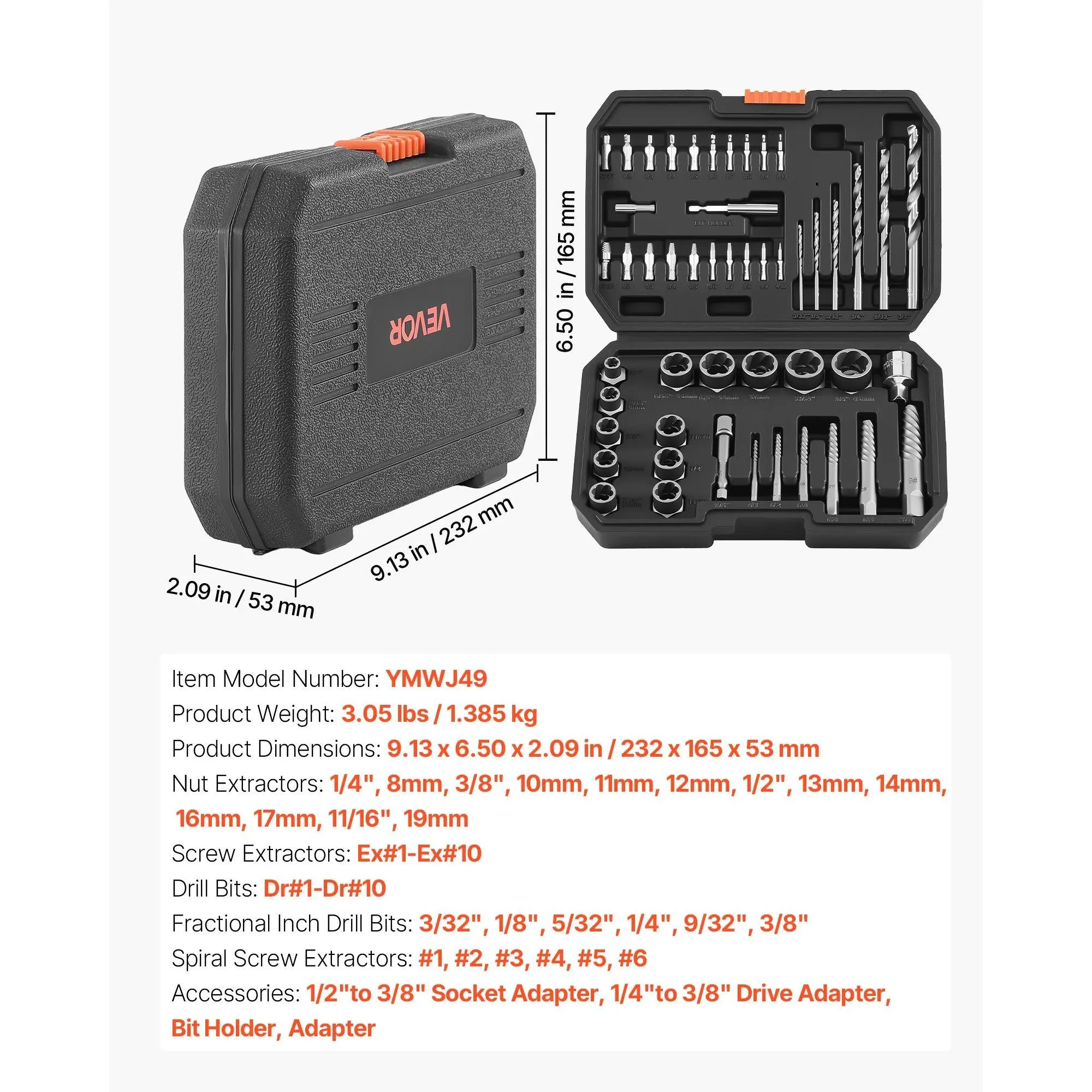 Screw & Broken Bolt Extractor