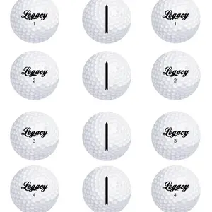 Legacy Athletics Brand PIN SEEKER Premium Tour Golf Balls - Classic Design for Golfers