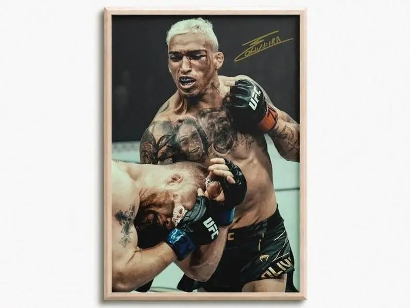 [Unframe Poster] Charles Oliveira Do Bronx Print Poster  - [ No Frame - FREE SHIP]