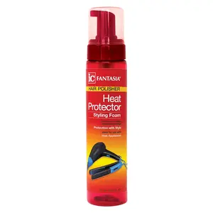 Fantasia IC Unisex Heat Protector Styling Mousse - 8.5 oz Alcohol-Free Heat Protectant for Blowouts, Curls, Volume Control