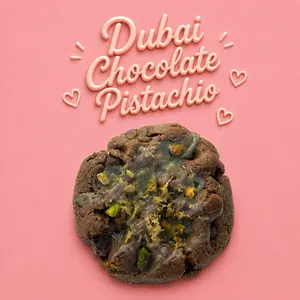 Dubai Chocolate Pistachio Cookies