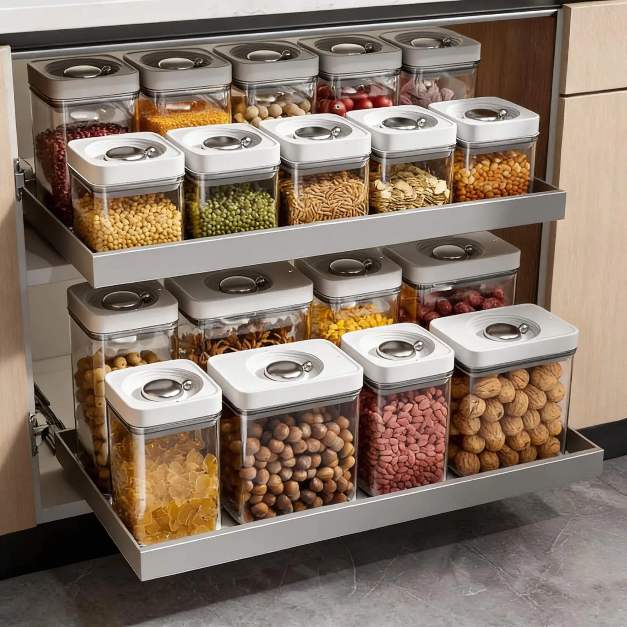 UFORU Airtight Insulated Polypropylene Food Storage Containers Set - BPA-Free, Eco-Friendly, Lightweight, Portable, Stackable Kitchen Fridge Organizer for Snack Containers, Meal Planning