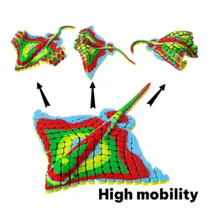 Realistic Marine Animal Figurines - Handmade Devil Fish, Mollusks, Crabs, and Rays - Vibrant Ocean-Themed Decor for Office, Desk, Terrariums, Miniature Animal Park, And Christmas Holiday Displays, Marine Animal Decor