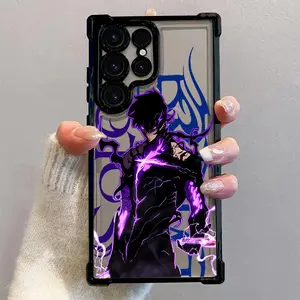 Anime S-Solo L-Levelings Smartphone Case Suitable for Samsung Galaxy S26 S25 S24 A57 A37 A07 A26 A36 A55 A35 A06 A16 A05 A14 A24 A34 A54 A15 A05S A25 A04e A04 S23 S22 S21 FE Ultra Plus Edge 4G 5G Anti Fall Protective Transparent Soft Back Cover