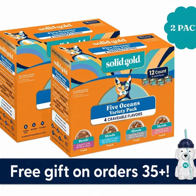 Solid Gold Five Oceans™ Wet Food Variety Pack for Cats