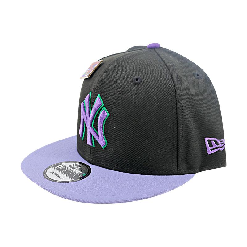 New York Yankees New Era Baseball Hat Cap 9FIFTY Snapback Grape Big League Chew