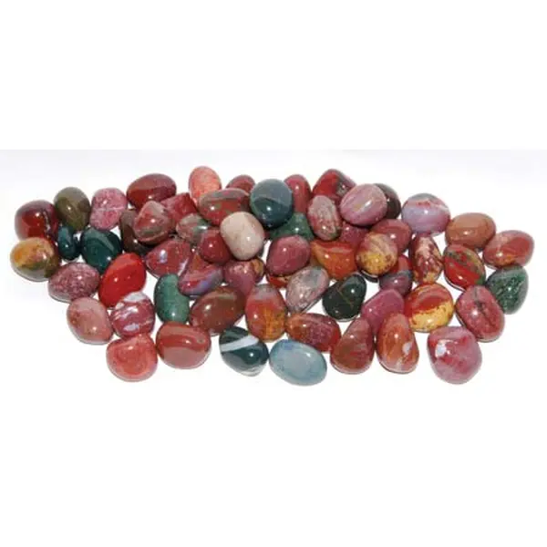Fancy Jasper Tumbled Stones 1 Lb Bulk — Grounding Nurturing Crystal