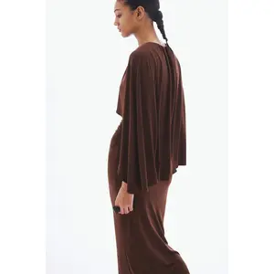 H&M Draped cape-detail dress