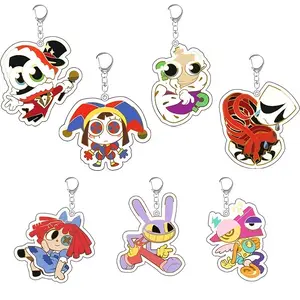 TADC Magic Number Circus Acrylic Keychain, Unique Keychains for Personal Style, Cute Keychains for Bags and Keys
