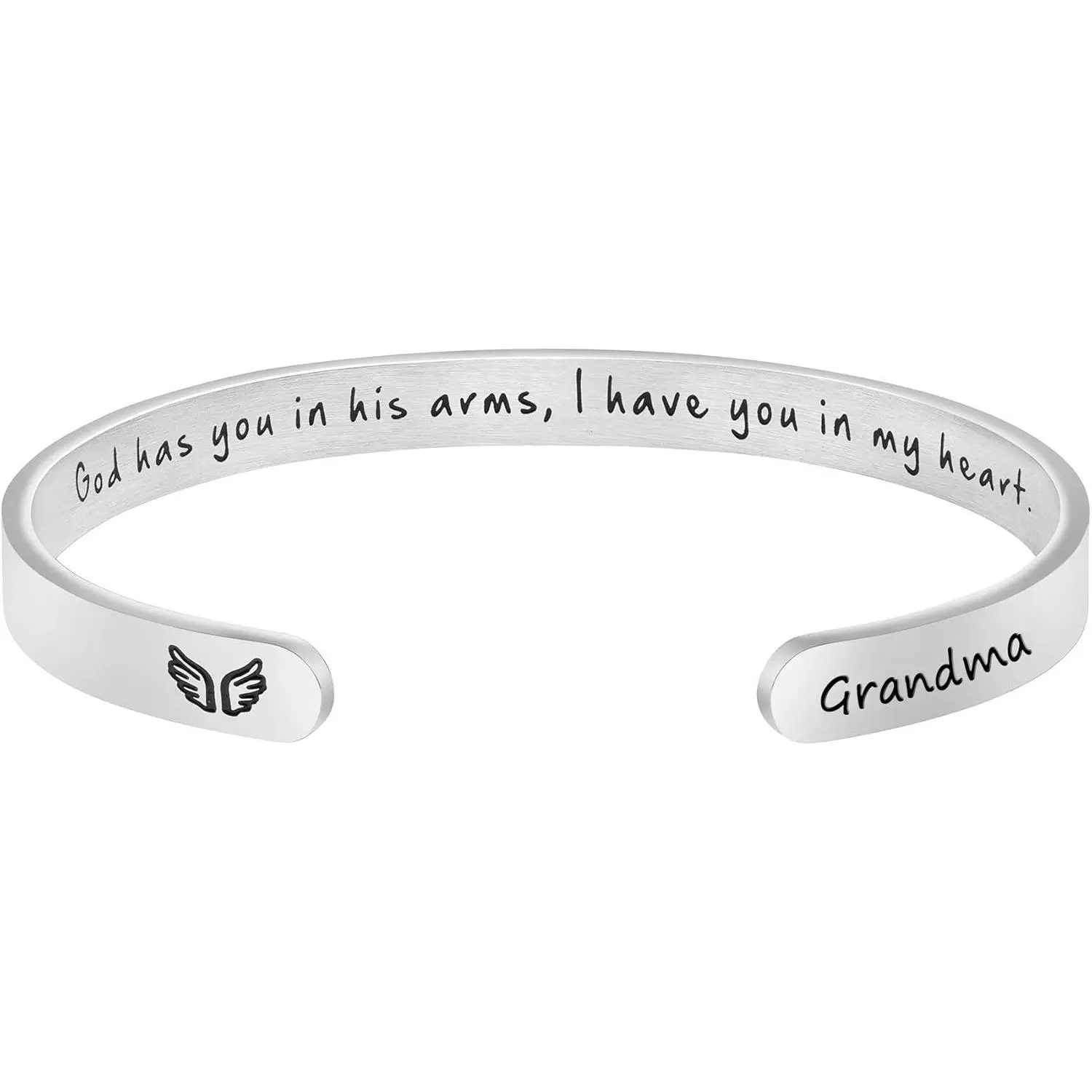 Memorial Bracelet for Women In Memory of   Sympathy Remembering Loss of  You Loved Cuff Bracelets