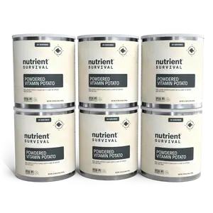 Nutrient Survival Emergency Food Powdered instant Potato Flakes 6 Cans