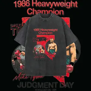 Men's Mike Tyson Judgment Oversized T-Shirt - Multicolor