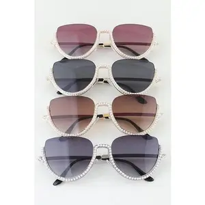 Pearled Cateye Sunglasses