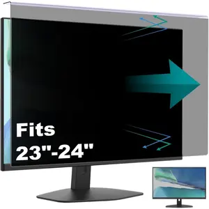 Screen Protector Shield Compatible for 23/24 Inch Widescreen Desktop  -Anti Glare & Blue Light Filter- Design for Easy /Off