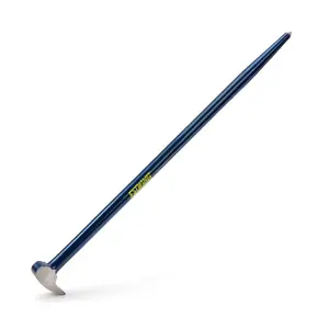62450 12-Inch Roll-Head Pry Bar - Heavy-Duty Chrome Alloy Steel, Bend-Resistant, Versatile Design for Construction & Automotive Projects