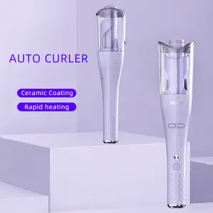 Upgraded 1 Inch Automatic Curling Iron for Women, 3 Temp Settings, Fast Styling, Negative Ion Anti-Frizz, Anti-Scald & Anti-Tangle Smart Hair Curler Ceramic Coating Rapid Heating