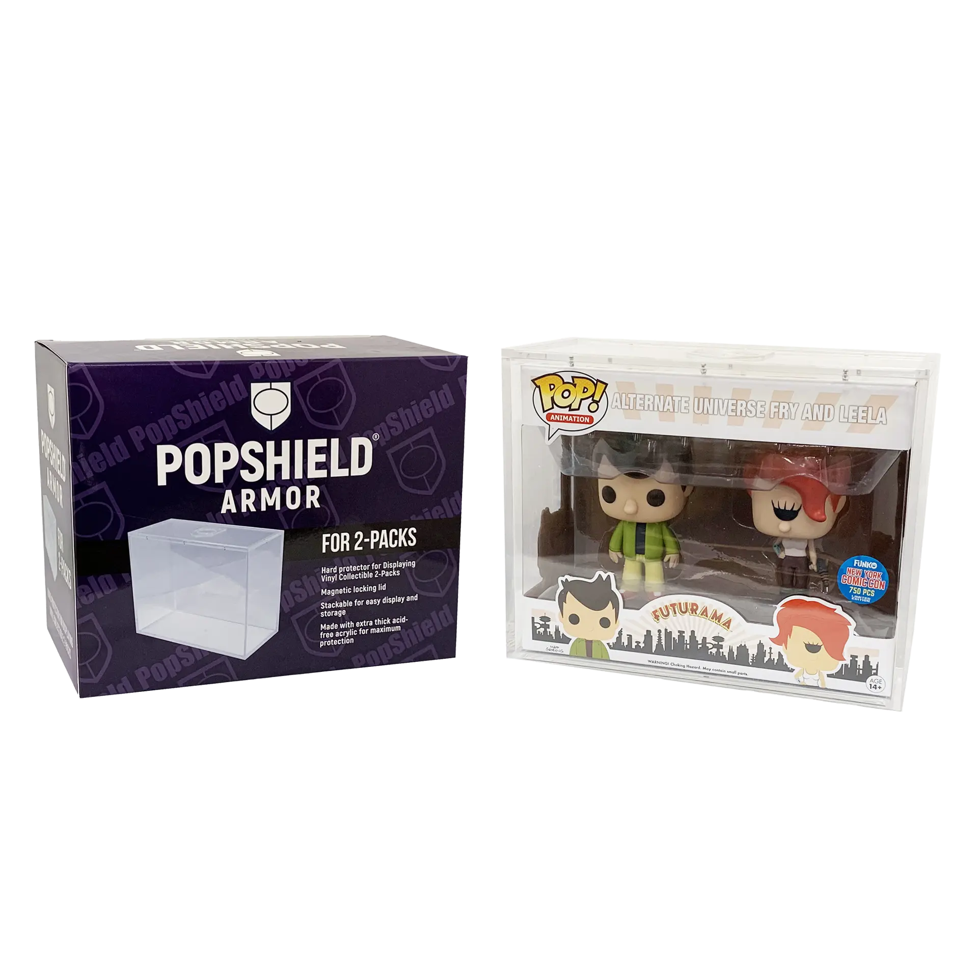 PopShield Armor for 2-Pack Funko Pops