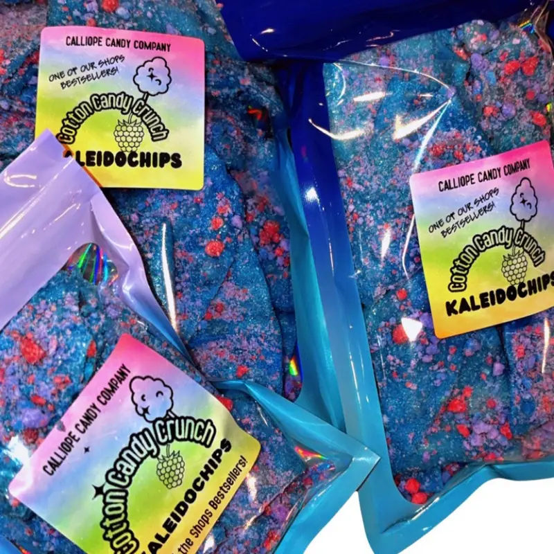 KaleidoChips-Blue Raspberry with Cotton Candy Crunch