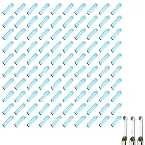 100 Pieces Silicone Ear Cleaner Replacement Tips, Soft Reusable Ear Spoon Tips, Ear Wax Removal Tool Accessories