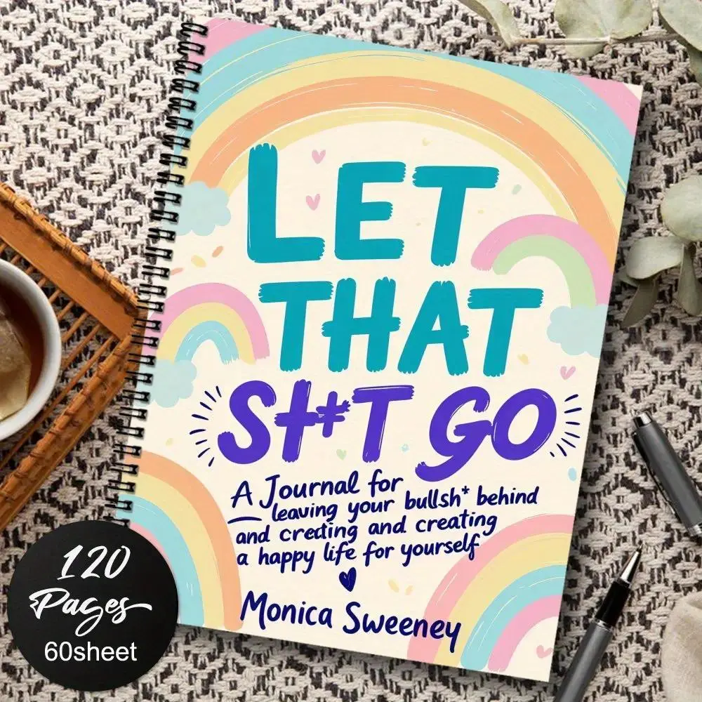 A mental health spiral notebook guided journal diary designed for both men and women to relieve anxiety and depression, promote self-care, track emotions, and reflect on goals. Spiral Coil Notebook Reflection Journal Journaling Notebooks
