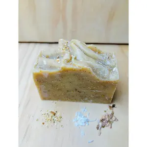 Body Scrub Soap - Sandalwood Bergamot with Turmeric