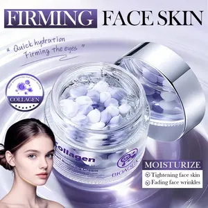 Bioaqua Iii Type Collagen Pearl Cream, Deep Hydration, Firming Skin, Reduces Wrinkles, Brightens Skin Tone, Elastic and Radiant Skin