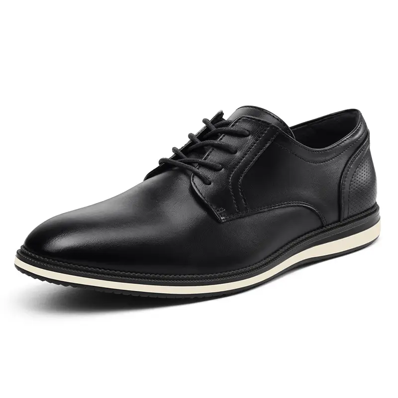 Meridos Men's Casual Oxfords Dress Shoes Business Formal Sneakers | oxford style for business, casual &formal events,lightweight non-slip TPR sole,all-day cushioned comfort for long standing