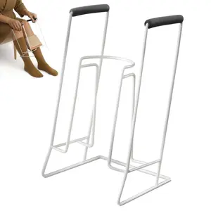 Stocking Donner Sock Aid Tool for Compression Socks Men or Women - Strong Metal Design with Soft Foam Grips - Dressing Aid Hip Kit for Easy Use with Stockings and Compression Socks