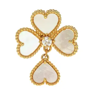 Pre-owned Van Cleef & Arpels Sweetheart Ring Size 55