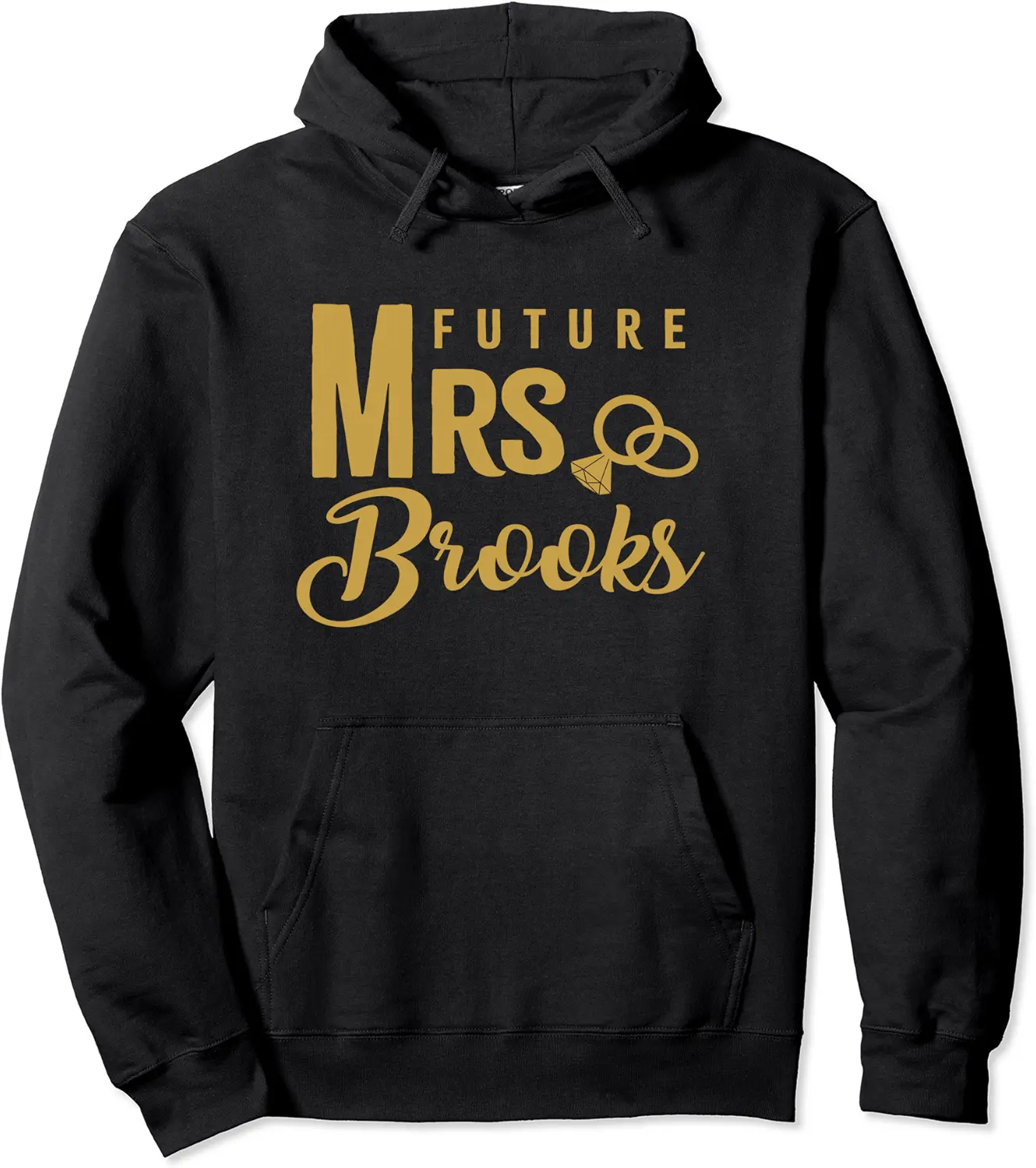 Matching Engagement Gift for Women Bride Future Mrs Brooks Pullover Hoodie - Parisbus Shop 68B07TS4V8Q1