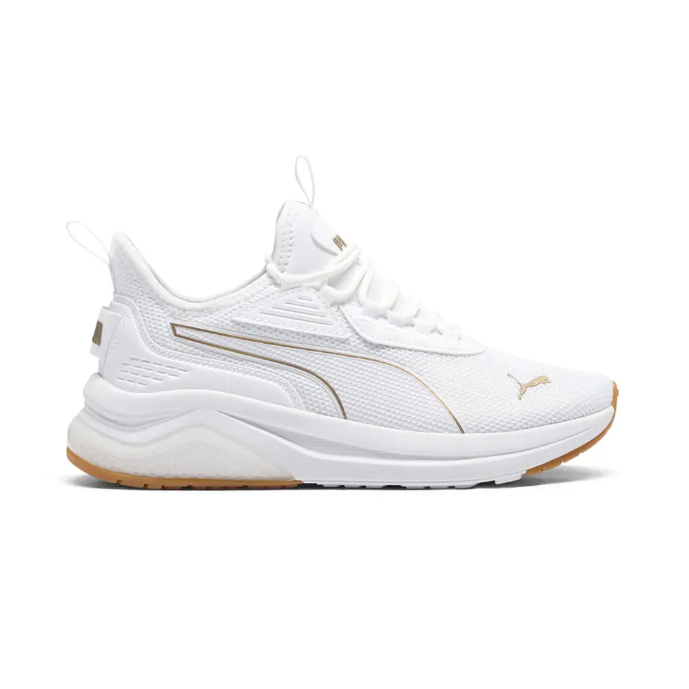 PUMA Womens Amplifier Lace Up Sneakers Shoes Casual - White