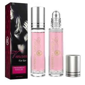 2pcs Women's Feromon Perfume, Long-Lasting Rollerball Scented Oil Fragrance, Portable for Dates & Daily Wear, Fragrance Perfume Oils, Flammable Aerosol