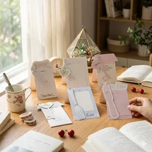 18 Pcs High-Quality Hanging Card Set, Fresh Macaron Colors, Perfect Gift for Friends & Lovers, Ideal for Handbooks & Flower Shops