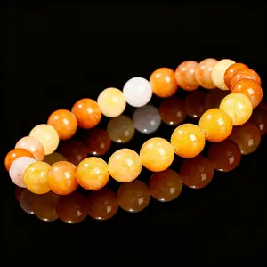 8mm Round Beaded Stretch Bracelets for Women Men Natural Stone Crystal Bohemian Style Bracelet Unisex Jewelry Gifts