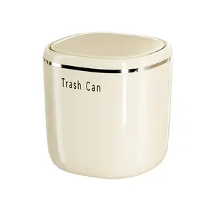 Small Space Trash Can with Tight-Seal Lid – Mini Odor-Resistant Garbage Bin for Office Desk, Car, Bathroom – Compact & Easy-Clean Plastic Design