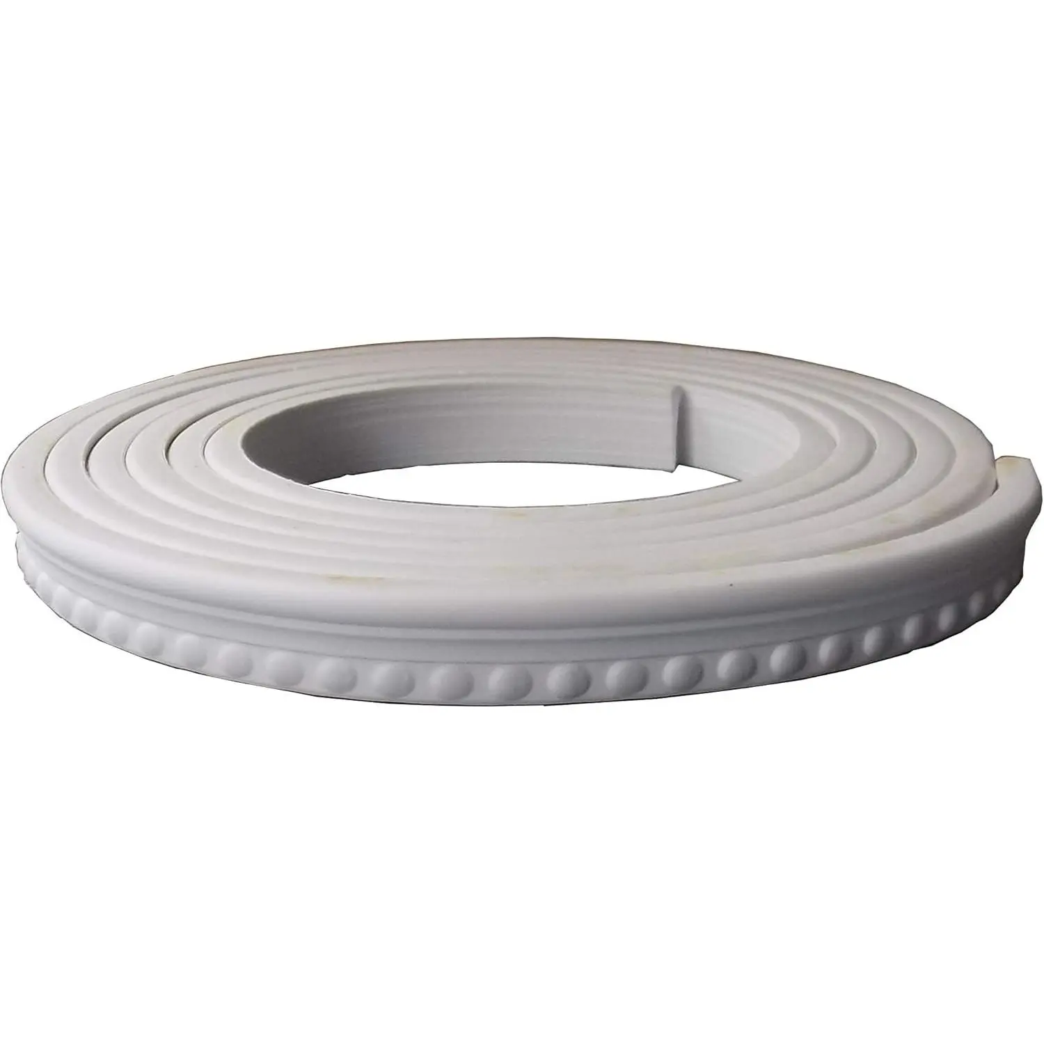 Soft PVC Flexible Synthetic Crown Molding Trim, Anti-Acid Flame-Retardant Furniture Hardware, 0.85"x115"x0.31" (0.8cm Thickness), Glue Required for Painted Walls, Manufacturer Warranty, for Picture Frames & Doors, Picture Frame, 0.85" X 115" X 0.31"