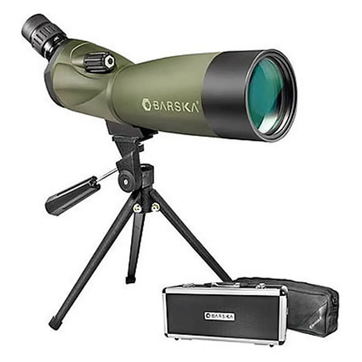 Barska 20 - 60x60 Blackhawk Bak-4 Waterproof Angled Spotting Scope with Tripod