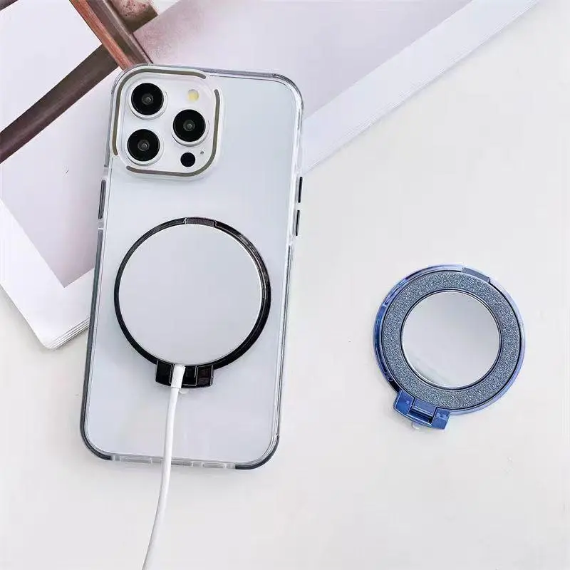 360° Rotate Mobile Phone Holder - Rhinestone Glitter Portable Stand, Modern Phone Mount, Secure Desktop Adhesive Back Accessory, Portable Phone Stand
