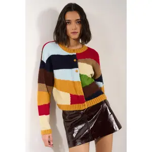 Selma Cardigan - Bronze Multi