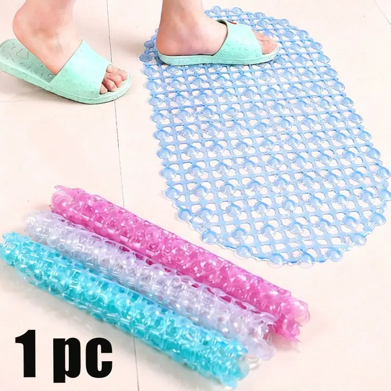 Non-Slip Bath Mat with Suction Cups, Durable Compact Bathroom Safety Pad, Ideal for Home Use, Slip-Proof Shower Rug, Back-To-School Season