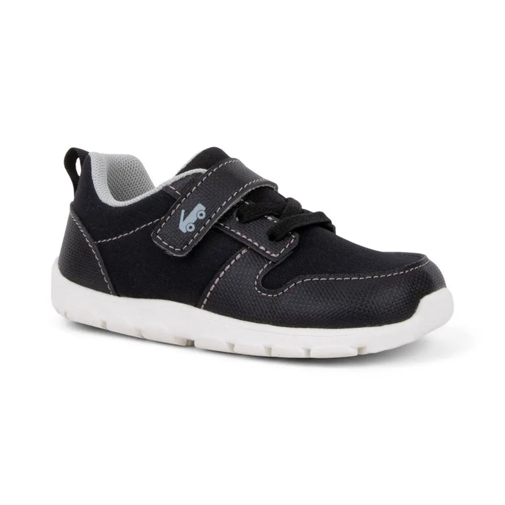 See Kai Run Basics Toddler Tenny Sneakers - Machine Washable Active Trainers - Hook & Loop Closure with Rubber Toe Cap