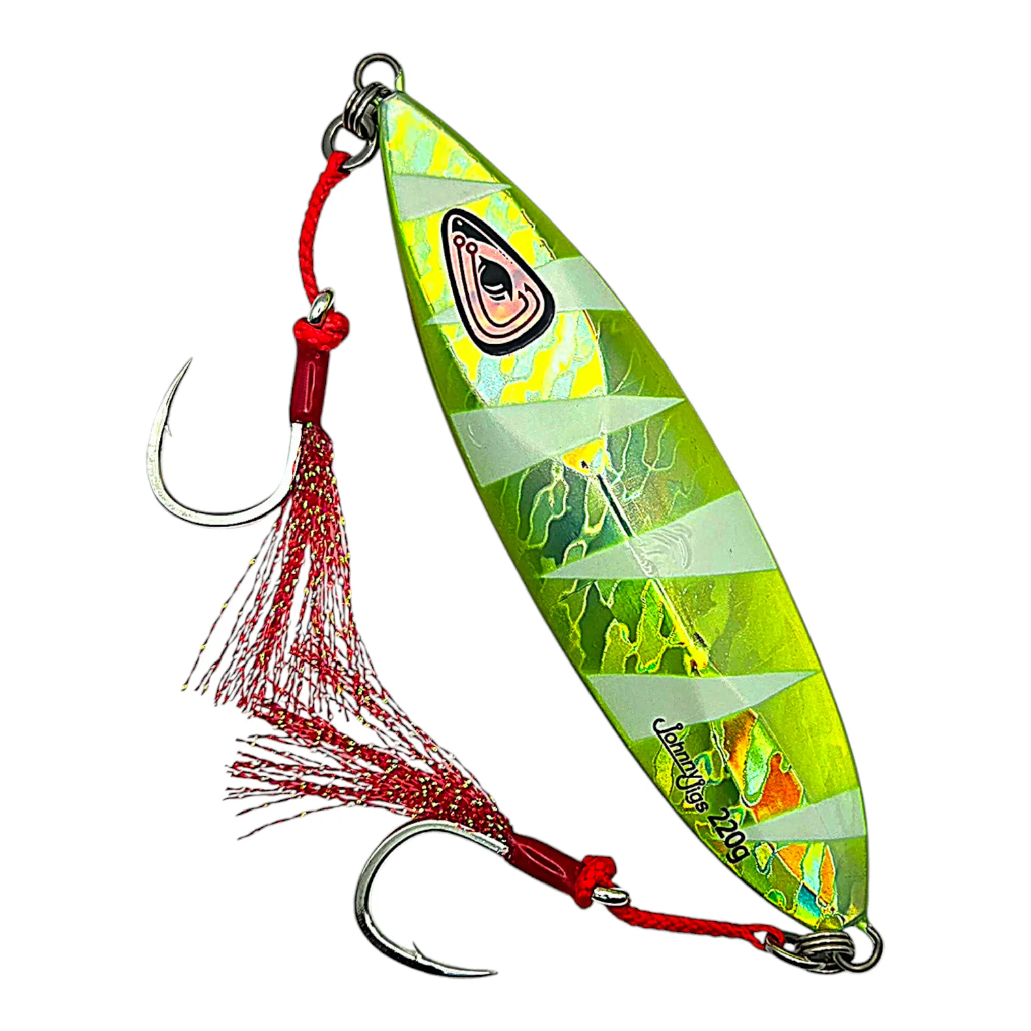 Ultra Flutter Chartreuse Glow Slow Pitch Jig