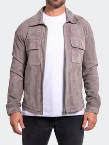 Maceoo Jacket | Leather Ascension0017 Grey