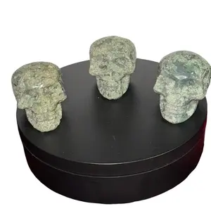 High Quality Natural Crystal Skull Carvings in Various Materials