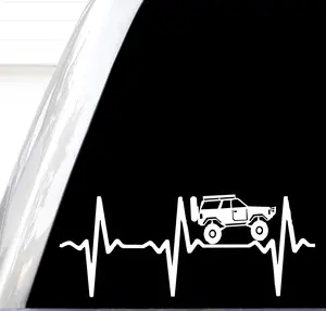 Jeep Heartbeat Decal, Don't Follow Me You Won't Make It Decal, Jeep Decals, Jeep Stickers, Jeep Peeing On Toyota Decal, Jeep Flipflops Decal, Rubicon Decal, Wrangler Decal, 4x4 Jeep Decal, Jeep Rubber Duck, Jeep Wave Sticker