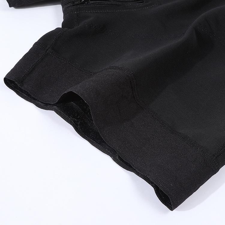 Women’s Fajas Colombianas shapewear  Tummy Control Butt Lifter Shaper with Zipper Crotch detachable shoulder strap Womenswear