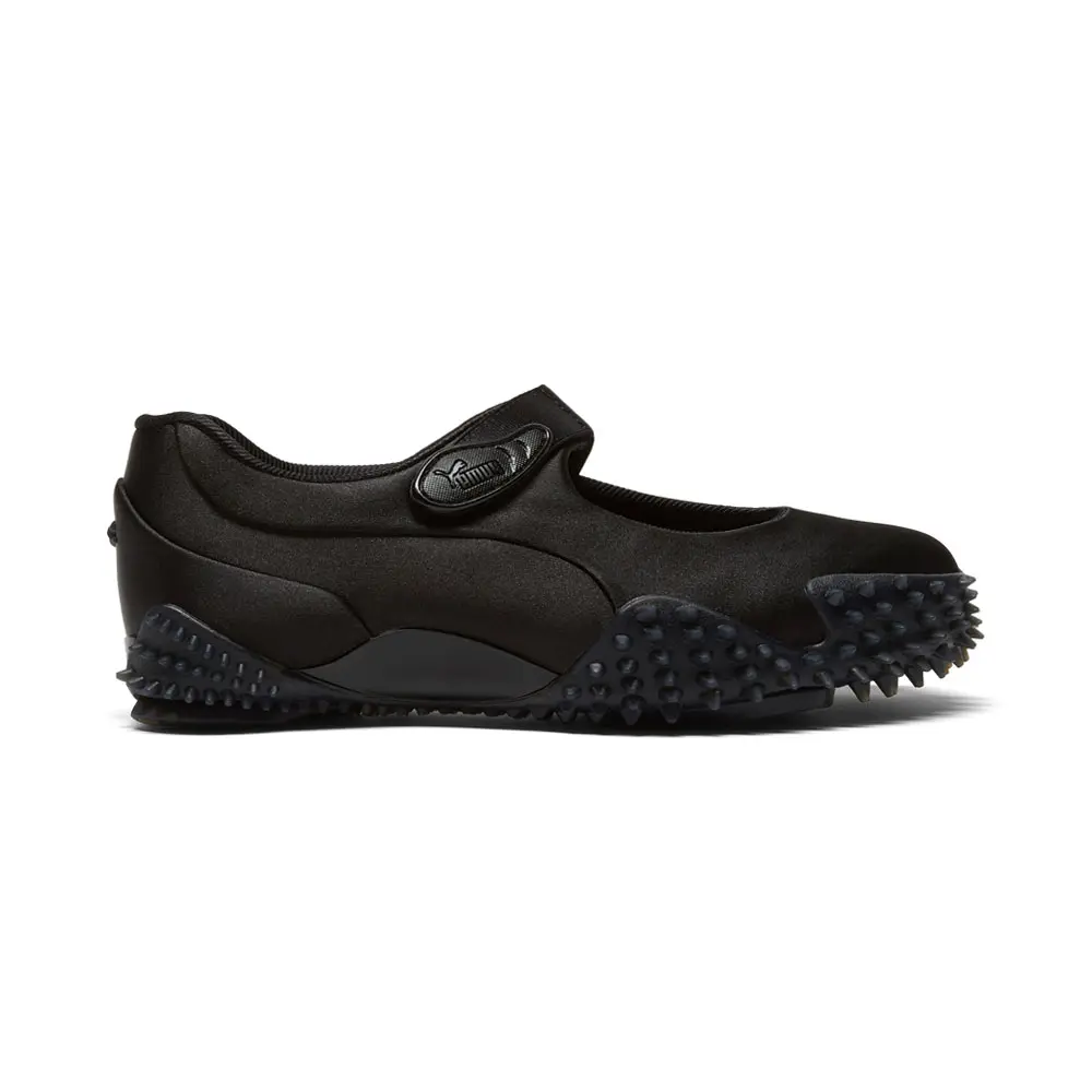 PUMA Womens Mostro Fey Satin Slip On Sneakers Shoes Casual - Black